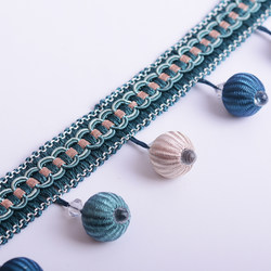 Curtain Bead Lace, Curtain Accessories and Materials, Crystal Bead Decoration, Floral Tendon Bead Lace