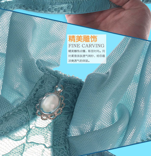 Áo ngực siêu mỏng ngực lớn khoe đồ lót kích cỡ nhỏ phụ nữ tụ tập không đầy bọt biển chống cúp ngực béo mm mùa hè áo ngực bra
