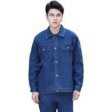 Демисезонный джинсовый износостойкий хлопковый комбинезон, увеличенная толщина, защита от ожогов, делается под заказ