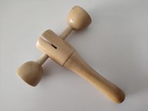 Newborn Orff parent-child Early teaching wooden teaching aids sound cylinder drop answer bell rocking collider can nibble