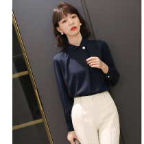 Canary Kiss high-end shirt womens spring 2021 new design sense niche match Western style top