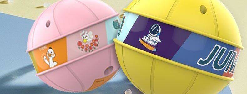 Скакалка на одну ногу 跳跳球儿童玩具发光软绳单脚弹力球闪光甩脚球健身套脚甩圈脚转球