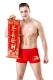 Năm sinh cotton đồ lót màu đỏ quần boxer nam quần đùi nữ màu đỏ eo lớn cặp vợ chồng shop đồ lót