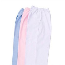 Nurse pants white elastic waist working pants winter and summer plus size nurse pants white coat nurse suit