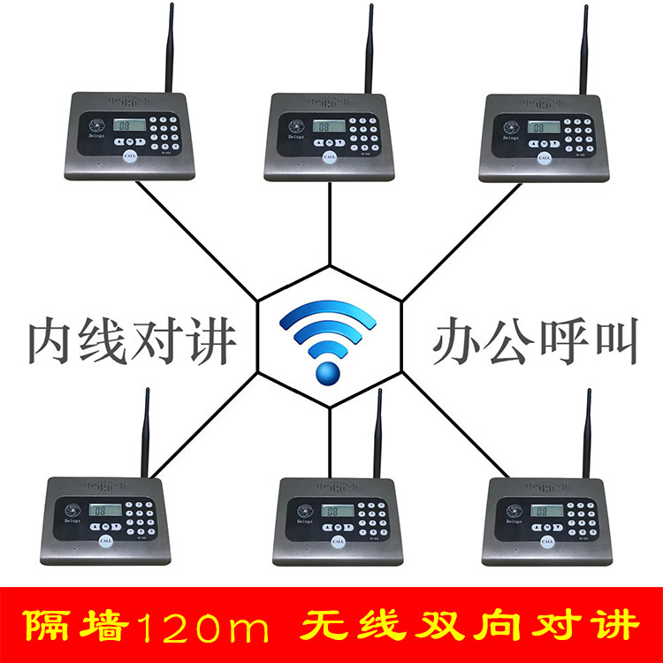 Business call office boss secretary two-way voice intercom system wireless office business caller call machine