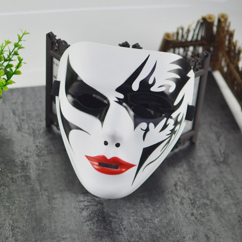 Hip-hop mask male ghost step prom v word horror ghost face adult male COS Hatsune Bleach model Douyin Halloween - Taobao