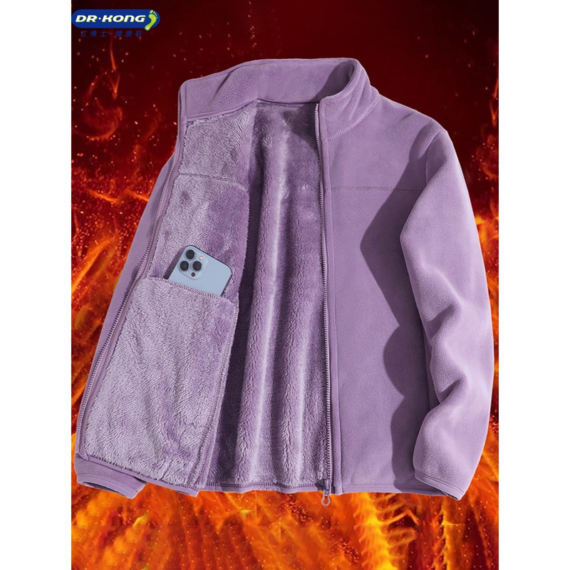 Camel Brand High-Quality Fleece Jacket for Women, New Style Fleece Outerwear for Men, Thickened Fleece Sweatshirt