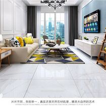 Tile 800 800 Nordic grey light grey non-slip negative ion all-over marble living room floor tiles