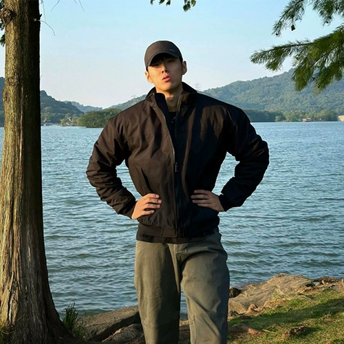 Осенняя куртка, бейсбольная форма, в американском стиле, изысканный стиль