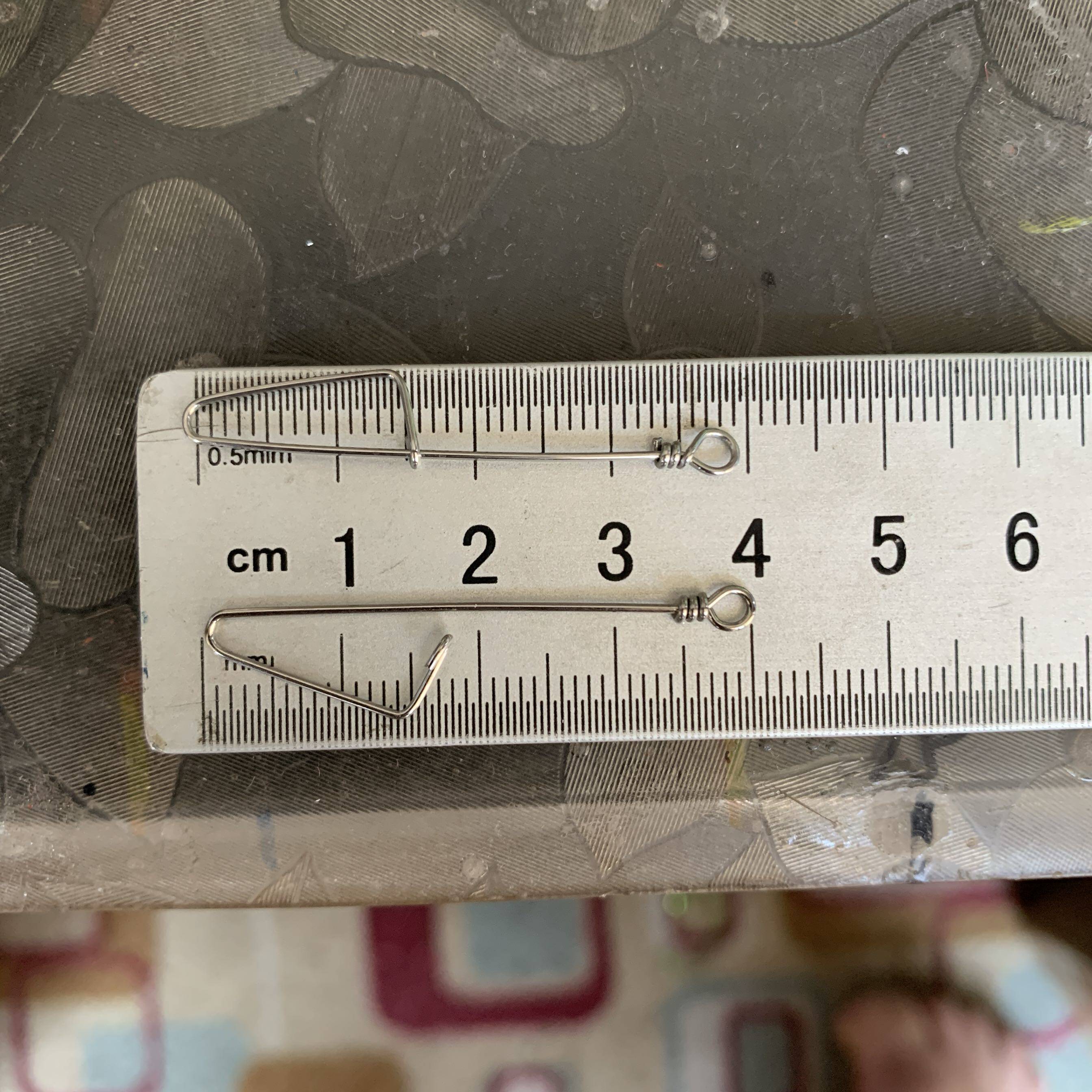 Anti-bite chain anti-bite pin stainless steel connector front wire wear-resistant duck hook ship fishing gear