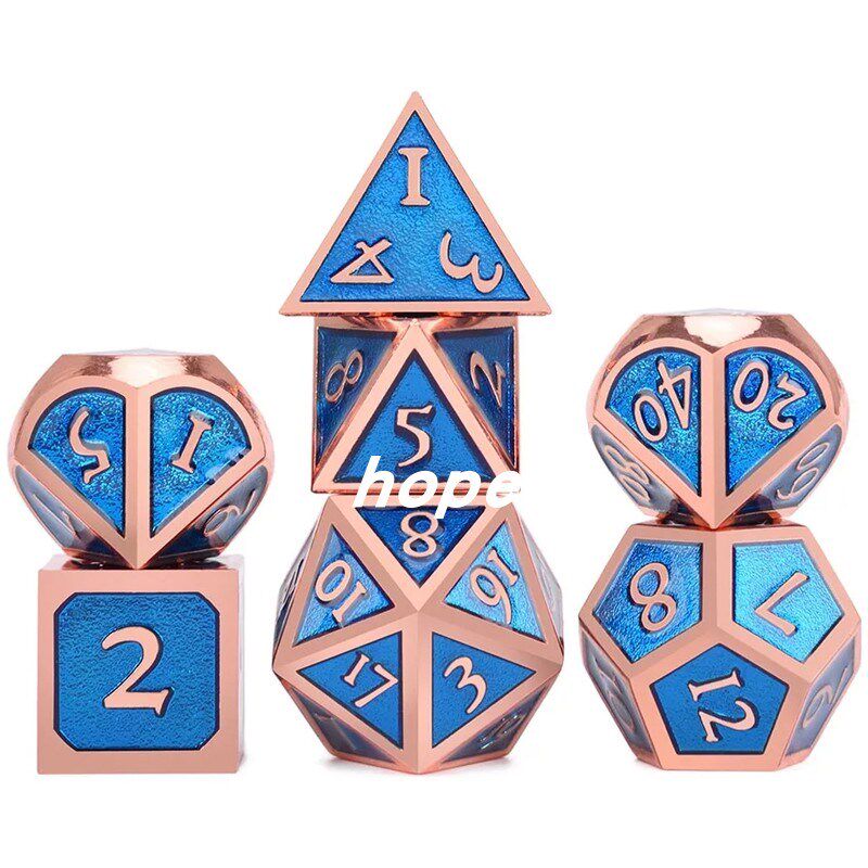 Dice Board Game new COC metal running group TRPG Cthulhu dice Multi-faceted Dungeons & Dragons DND