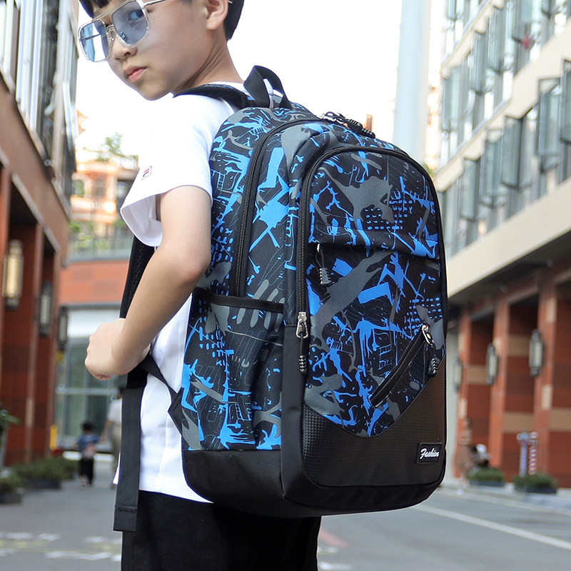 Boy big boy three four five six big boy cool handsome primary school school bag 2 third to sixth grade large capacity shoulder bag First year