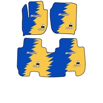 JDM floor mats Fit GK5 floor mats SPOON floor mats blue and yellow crane special model