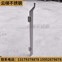 Custom ladder 304 stainless steel column Wuyue mall stair guardrail