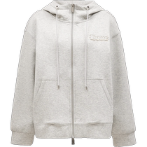 ONLY2024 autumn new casual pocket hooded letter loose cardigan sweatshirt women) 12438L001