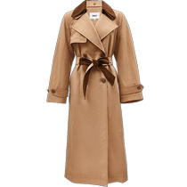 ONLY2024 new autumn style elegant commuting style lapel straight mid-length windbreaker jacket for women) 124336015