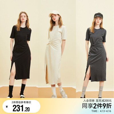 taobao agent Summer long skirt, brace, dress, city style, mid length