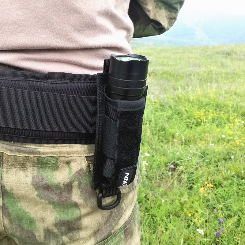 Amaisen flashlight cover outdoor sports Army fans flashlight cover Glare Flex Stick Sleeve Molle External accessories Bauman