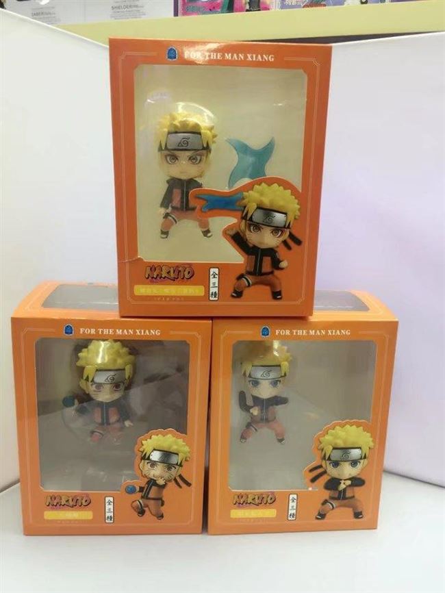 Naruto Q phiên bản 3 cơn lốc Naruto Naruto tin đồn nổ tay xoắn ốc chín đuôi - Capsule Đồ chơi / Búp bê / BJD / Đồ chơi binh sĩ búp bê nga