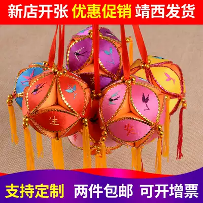 6cm Guangxi Jingxi Old State handmade hydrangea Zhuang ethnic characteristics ethnic style pendant origin delivery