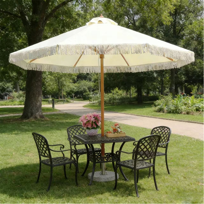 Outdoor Sunshade Umbrella Beach Leisure Market Lawn Wedding Double-Layer Wave-Shaped Sun Umbrella Courtyard Homestay Central Pole Umbrella Outdoor Sunshade Umbrella Beach Leisure Market Lawn Wedding Double-Layer Wave-Shaped Sun Umbrella Courtyard Homestay Central Pole Umbrella