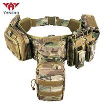 Yakoda cross-border color tactical waist belt outdoor molle belt multi-functional portable equipment