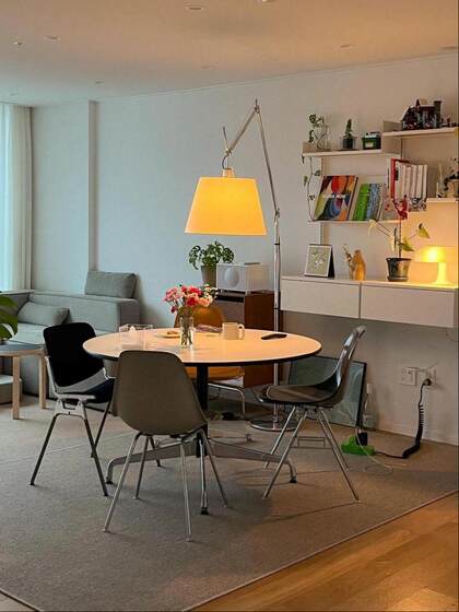 Vintage Swing Arm Floor Lamp Designer Tolomeo Modern Minimalist Industrial Style Living Room Bedroom Study Reading Lamp