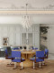 Italian Murano Glass Chandelier for Living Room, French Retro Villa, Light Luxury Duplex Staircase, Loft, Dining Room, Bedroom