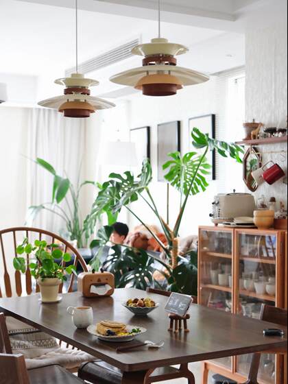 Nordic Mid-Century Solid Wood P H5 Ufo Pendant Light for Dining Room, Bar, French, Japanese, Retro, Southeast Asian Study, Island Table Pendant Light