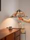 Danish Designer 9602 Hat Floor Lamp French Mid-Century Wabi-Sabi Style Solid Wood Bedroom Living Room Rattan Standing Lamp