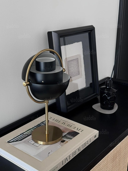 Danish Multilite Rotating Table Lamp Wireless Portable Charging Bauhaus Atmosphere Study Bedroom Bedside Lamp