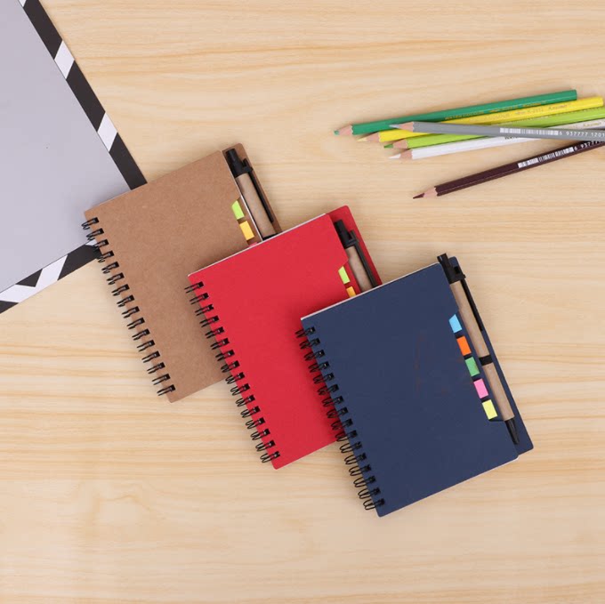 Advertising Coil Ben Customized Logo with notes on this convenience stick this new convenience post exhibition Gift Kraft