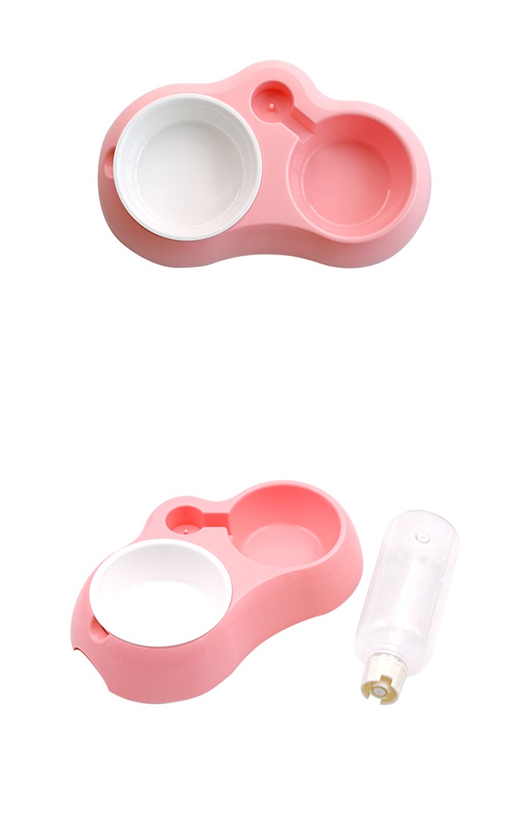 Mèo cha / mèo bát con chó bát chó cung cấp chó nồi mèo nồi tự động uống đôi bát thức ăn cho chó bát thức ăn cho mèo bát - Cat / Dog hàng ngày Neccessities bát ăn cho chó