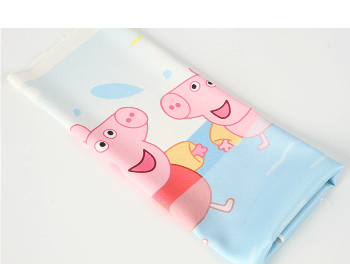 [Mango vải] dễ thương xã hội pig giả lụa đám mây định vị bản đồ vải handmade diy vải vải