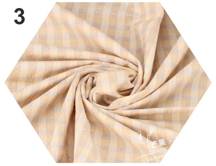 Chiều rộng 140cm 143 vải nhuộm đầu tiên Hướng dẫn sử dụng vải DIY 5 màu tùy chọn 1/4 m vải cotton thô