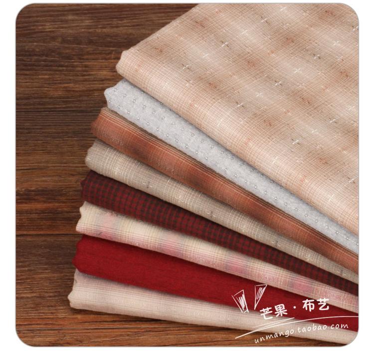 140cm chiều rộng trong bảy handmade cổ điển túi vải nhuộm đầu tiên DIY 1/4 mét vải thun borip