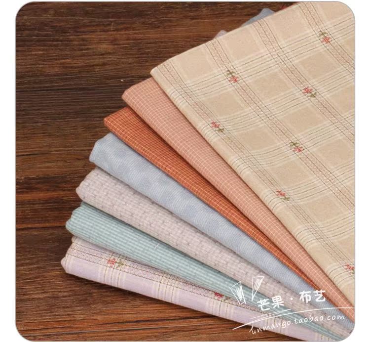 Thứ tư cổ điển thứ nhất nhuộm vải chiều rộng 140cm vải thủ công DIY vải cotton 1/4 m vải thun borip