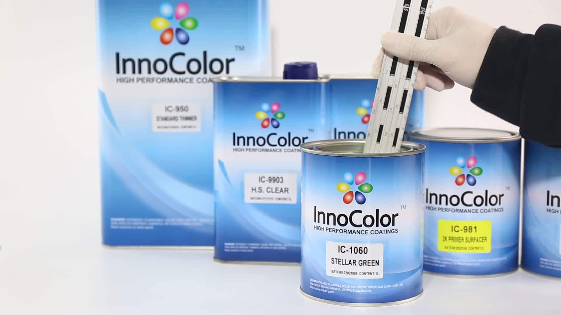 Automotive Spray Paint 1k Basecoat Transparent Iron Oxide Red Colour