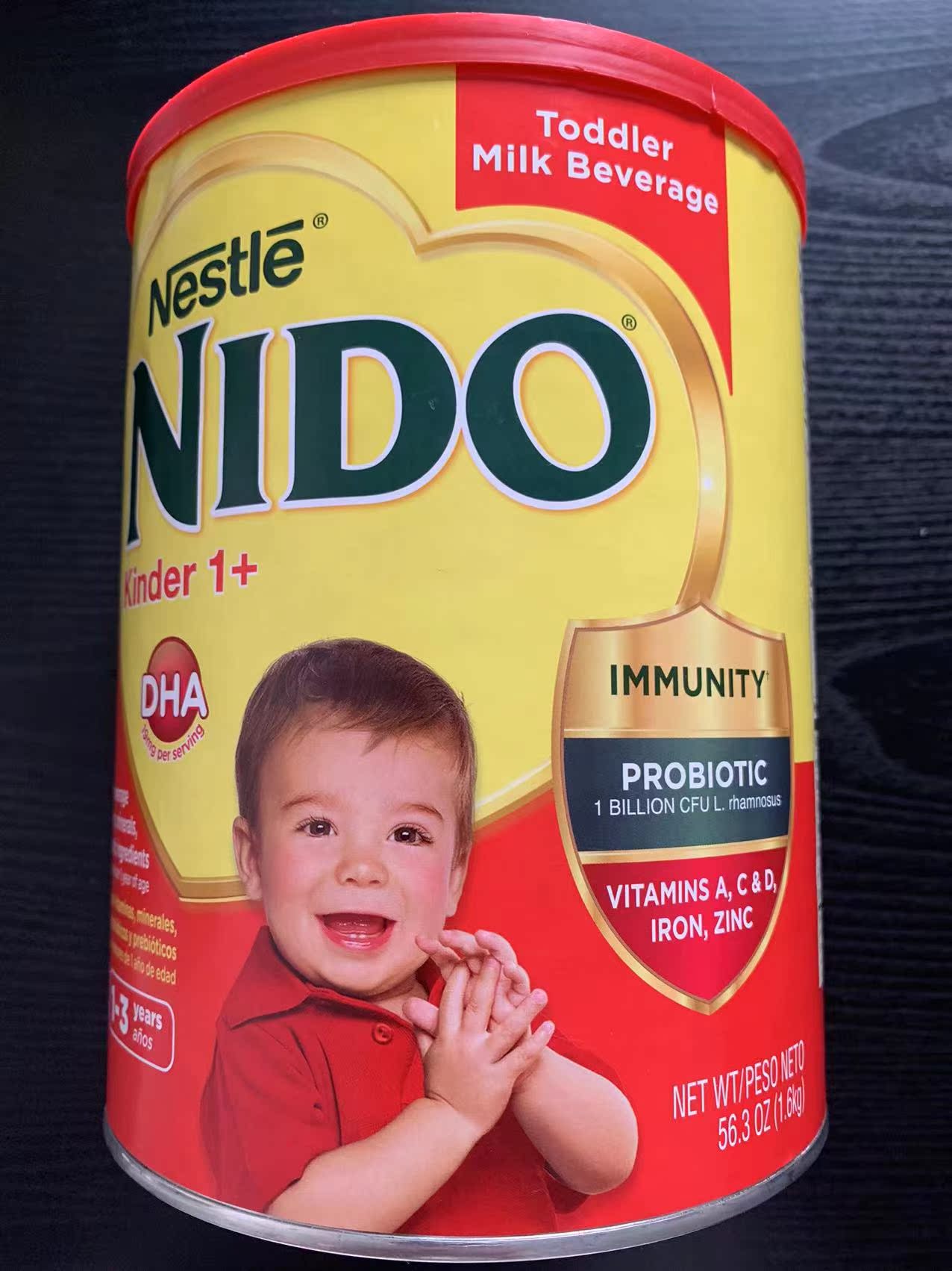 U.S. imports Nestle Nestle NIDO children's milk powder prebiotic whole milk powder 1600g