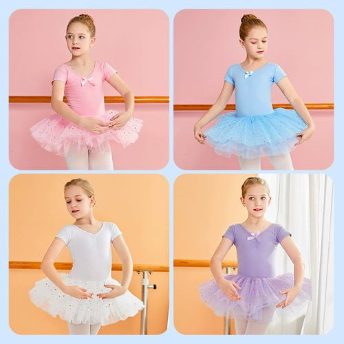 Детская спортивная одежда, танцующая летняя одежда, короткий рукав