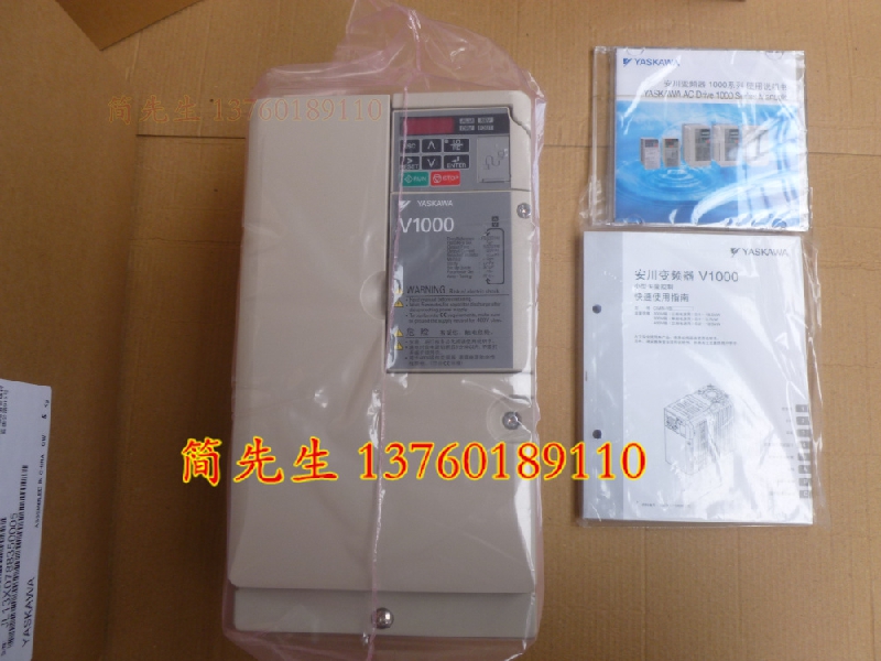 5 5KW inverter 400V3PHASE Yaskawa inverter VS-V1000VS-606V7 VB4A0018 Spot