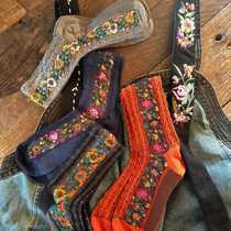 When I was a child 88 thousand loves spring and summer cotton socks hollowed out Joker lace forest system