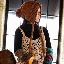 Thousand loves Forest Wish Forest Desire ~ Original Loose All Handmade Hats Pure Wool Line Knitted Loose Female Hat