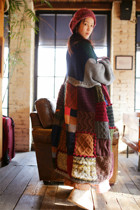 Thousand Ai Forest Design Sense Loose Hand Hand Fall and Winter Thick Color Sweater Sweater Dress