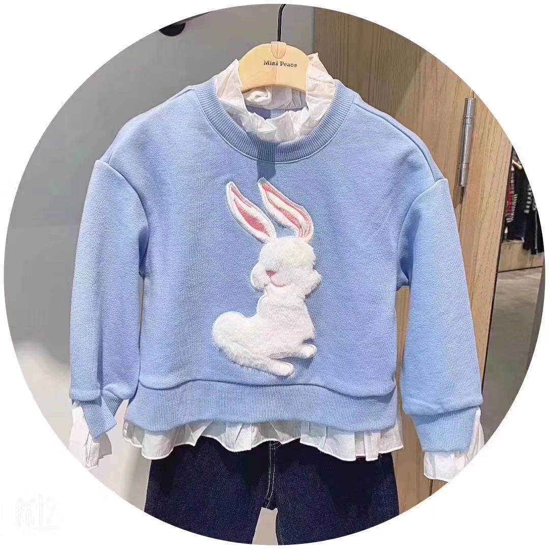F2BF94165 A4K13 mini peace Taiping bird children's clothing 2019 winter new girls' sweater 429