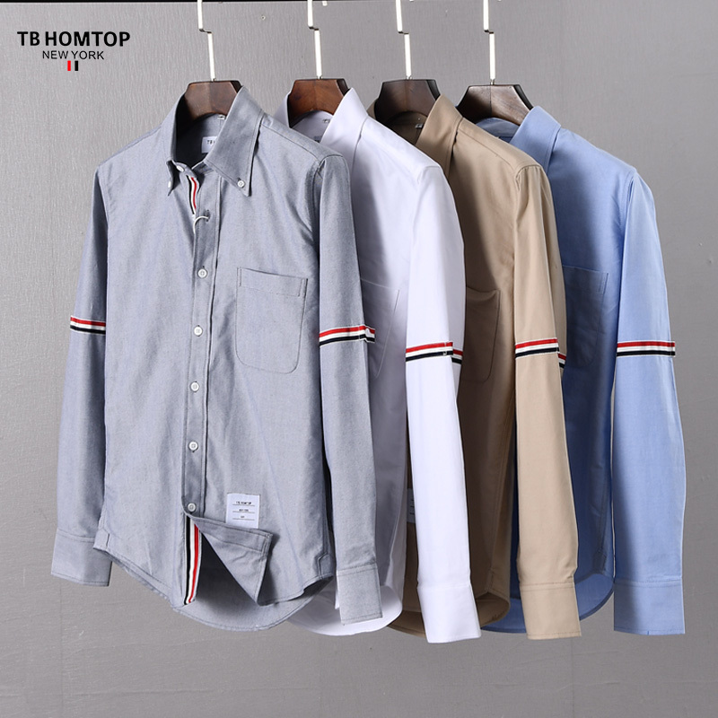 [Factory Direct Sales] Trendy Brand Shirts for Men, Pure Cotton Oxford Fabric, Unisex Business Casual Spring Long-Sleeve White Shirts