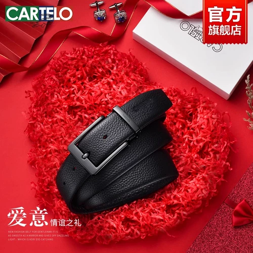 Ремень, кожаные трендовые высококлассные штаны для отдыха, крокодил, из натуральной кожи, воловья кожа