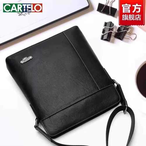 Кадил крокодиловый мужская сумка для плеча по кроссовым сумке повседневная 𫔮 Простая коробка бизнес -роскошная мужская сумка портфель коровь