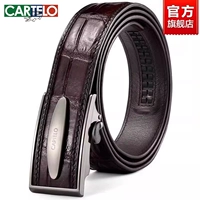 Крокодиловый живот Классик-коричневый