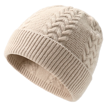 Cardile Crocodile Pure Wool Wool Hat Womens 2024 New Winter Large Head Circumference Cable Fashion Baotou Knitted Hat